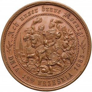 1883 r. Medal 200. rocznica Odsieczy Wiedeńskiej (Kurnatowski)
