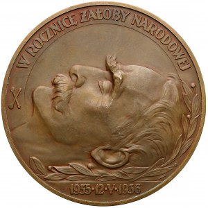 Medal Józef Piłsudski, Rocznica Śmierci 1936 r.