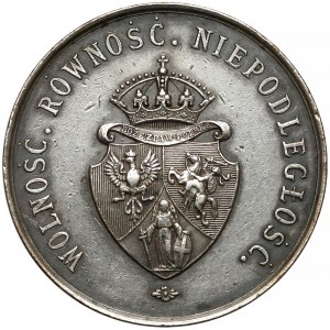 1863 r. Medal SREBRO Uwłaszczenie Włościan