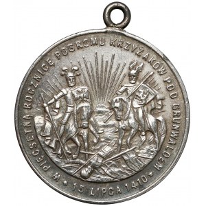 Medal 500. rocznica pogromu Krzyżaków, Gunwald, 1910 r.