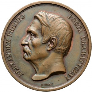 1864 r. Medal Aleksander Fredro