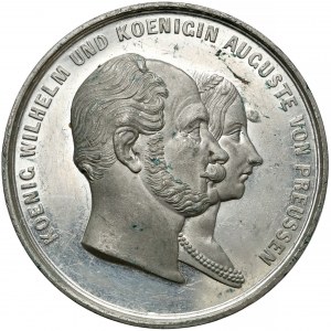 Niemcy, Prusy, Medal koronacja Wilhelma I 1861 r.