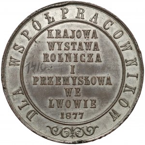 1877 r. Medal Wystawa Rolnicza i Przemysłowa we Lwowie - dla współpracowników