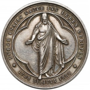 Śląsk, Wrocław, Medal 100-lecie miejskiego przytułku 1888