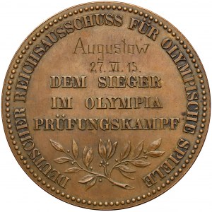 Prusy, Medal Dla zwycięzcy zawodów w Augustowie 1915 r.