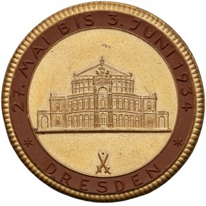 Niemcy, III Rzesza, Medal Reichstheater Festwoche Drezno 1934