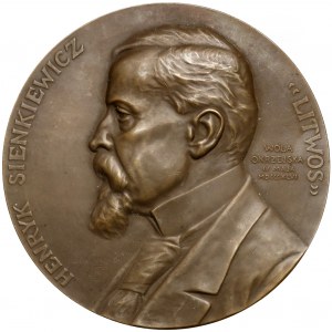 1900 r. Medal Henryk Sienkiewicz, Paryż (Trojanowski)