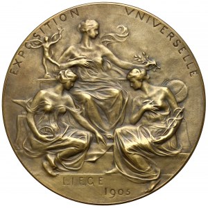 Belgia, Medal Powszechna Wystawa w Liege 1905