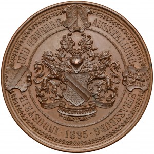 Francja, Medal wystawa przemysłowo-handlowa Strassburg 1895