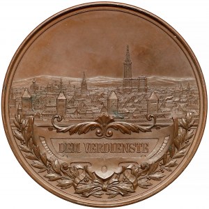 Francja, Medal wystawa przemysłowo-handlowa Strassburg 1895