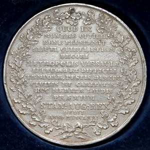 Poniatowski, Medal marszałek Stanisław Lubomirski 1771 r. (Holzhaeusser)