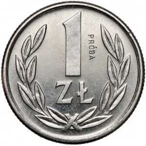 Próba NIKIEL 1 złoty 1989