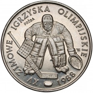 Próba NIKIEL 500 złotych 1987 Olimpiada Calgary
