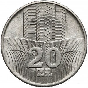 20 złotych 1973 z dobitką Zjazd PTN 1995