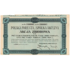 Polska Foresta, 5x 1.000 mk 1922