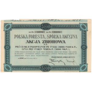 Polska Foresta, 5x 1.000 mk 1922