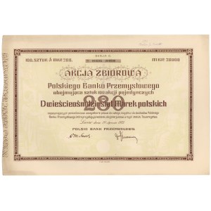 Polski Bank Przemysłowy, 100x 280 mkp 1923