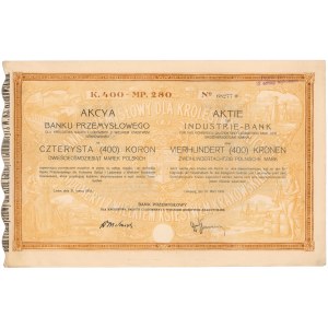 Bank Przemysłowy dla Królestwa Galicyi i Lodomeryi, 400 kr 1919