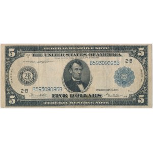 USA 5 Dollars 1914