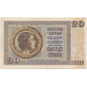 Jugosławia, 20 Dinara 1936