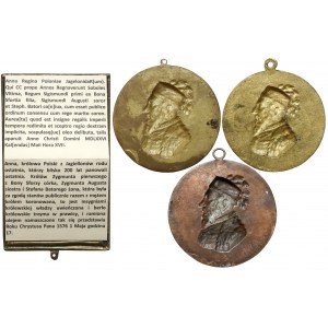 Plakieta i medaliony, Anna i Zygmunt II August (4szt)
