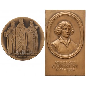 Medal z serii Jasnogórskiej i plakieta Kopernik 1999 (2szt)