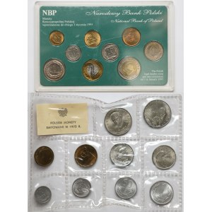 Zestaw podenominacyjny NPB i monet 1975 (2szt)