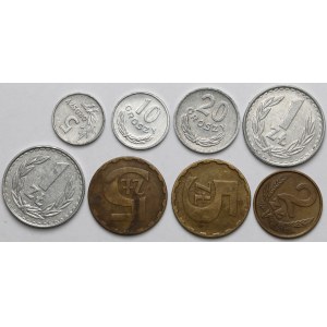 Destrukty 5 groszy - 5 złotych 1965-1987 - SKRĘTKI (8szt)