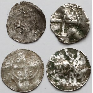 Niemcy, zestaw denarów (4szt)