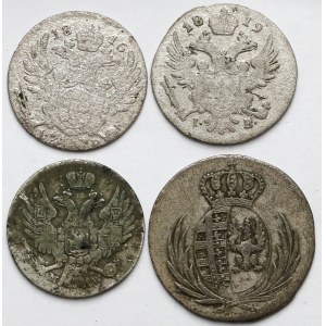 5 groszy 1811-1840, zestaw (4szt)