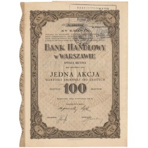 Bank Handlowy w Warszawie, Em.15, 100 zł 1930