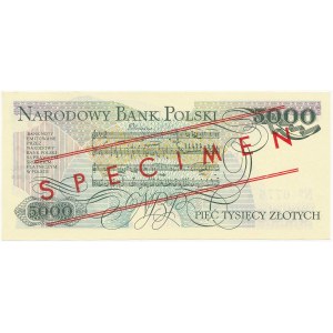 5.000 złotych 1982 - WZÓR - A 0000000 - No.0776