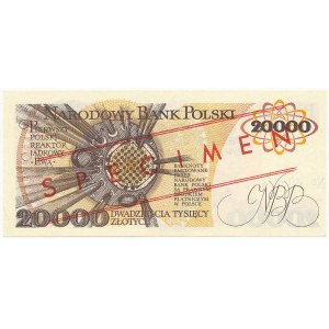 20.000 złotych 1989 - WZÓR - A 0000000 - No.0984