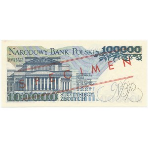 100.000 złotych 1990 - WZÓR - A 0000000 - No.0386