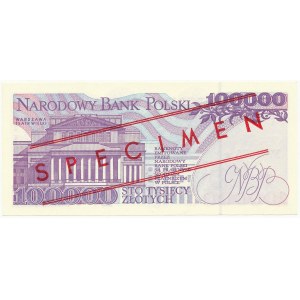100.000 złotych 1993 - WZÓR - A 0000000 - No.0375