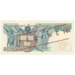 500.000 złotych 1990 - WZÓR - A 0000000 - No.0861