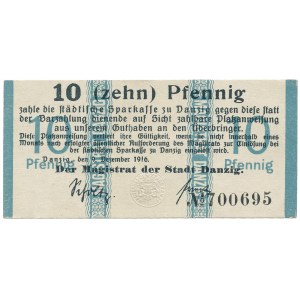Gdańsk, 10 pfg 1916