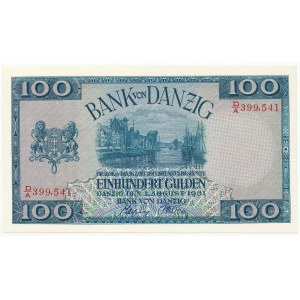 Gdańsk, 100 guldenów 1931 - D/A