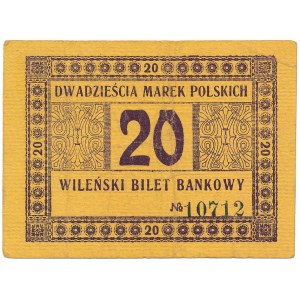 Wilno, Wileński Bank Handlowy, 20 marek1920
