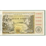 Łotwa, Bilety loteryjne na 5, 10, 15 i 20 Lati 1937 (4szt)
