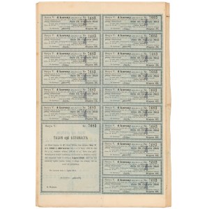 Lwów, Galicyjskie TKZ, List zastawny 200 kr 1893