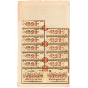 Lwów, Bank Krajowy, 4.5% List zastawny 2.000 kr 1922