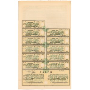 Lwów, Bank Krajowy, 4.5% List zastawny 10.000 kr 1921