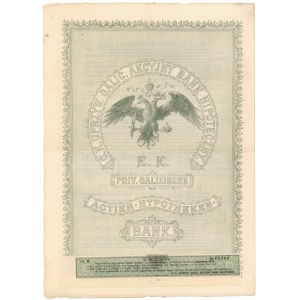Lwów, Akc. Bank Hipoteczny, 4% List hipoteczny 1.000 kr 1906