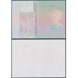 PWPW Maria Skłodowska-Curie 2012 - karty paszportowe