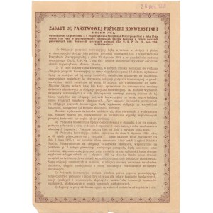 5% Państwowa Poż. Konwersyjna 1926, Obligacja 1.000 zł