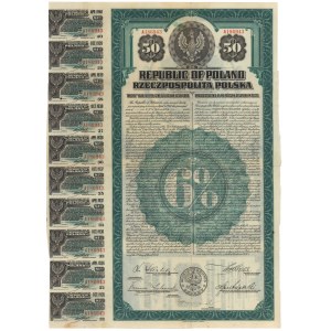 6% Poż. Dolarowa 1920, Obligacja $50