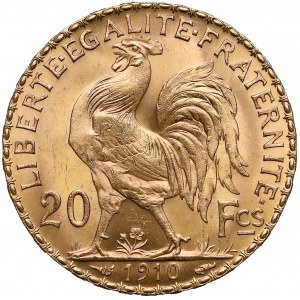 France, 20 francs 1910