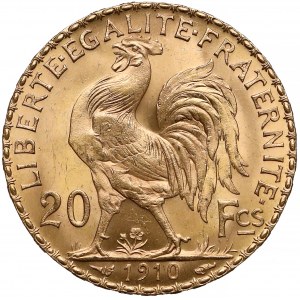 Francja, 20 franków 1910