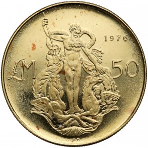 Malta, 50 funtów 1976